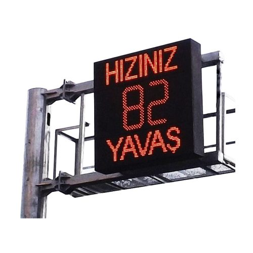 160 x 160 cm Radarlı Hız Uyarı Sistemi