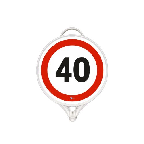 Azami Hız 40 km Tabelası (Tek Taraflı)