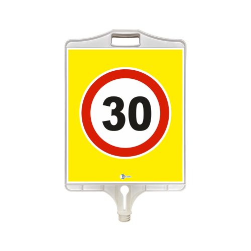 Azami Hız 30 km Tabelası (Tek Taraflı)