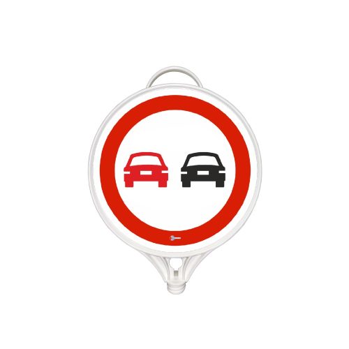 Öndeki Aracı Geçmek Yasaktır tabelası (Tek Taraflı)