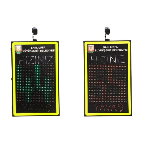 115 x 75 cm Elektrikli Şehir İçi Radarlı Hız Uyarı Sistemi