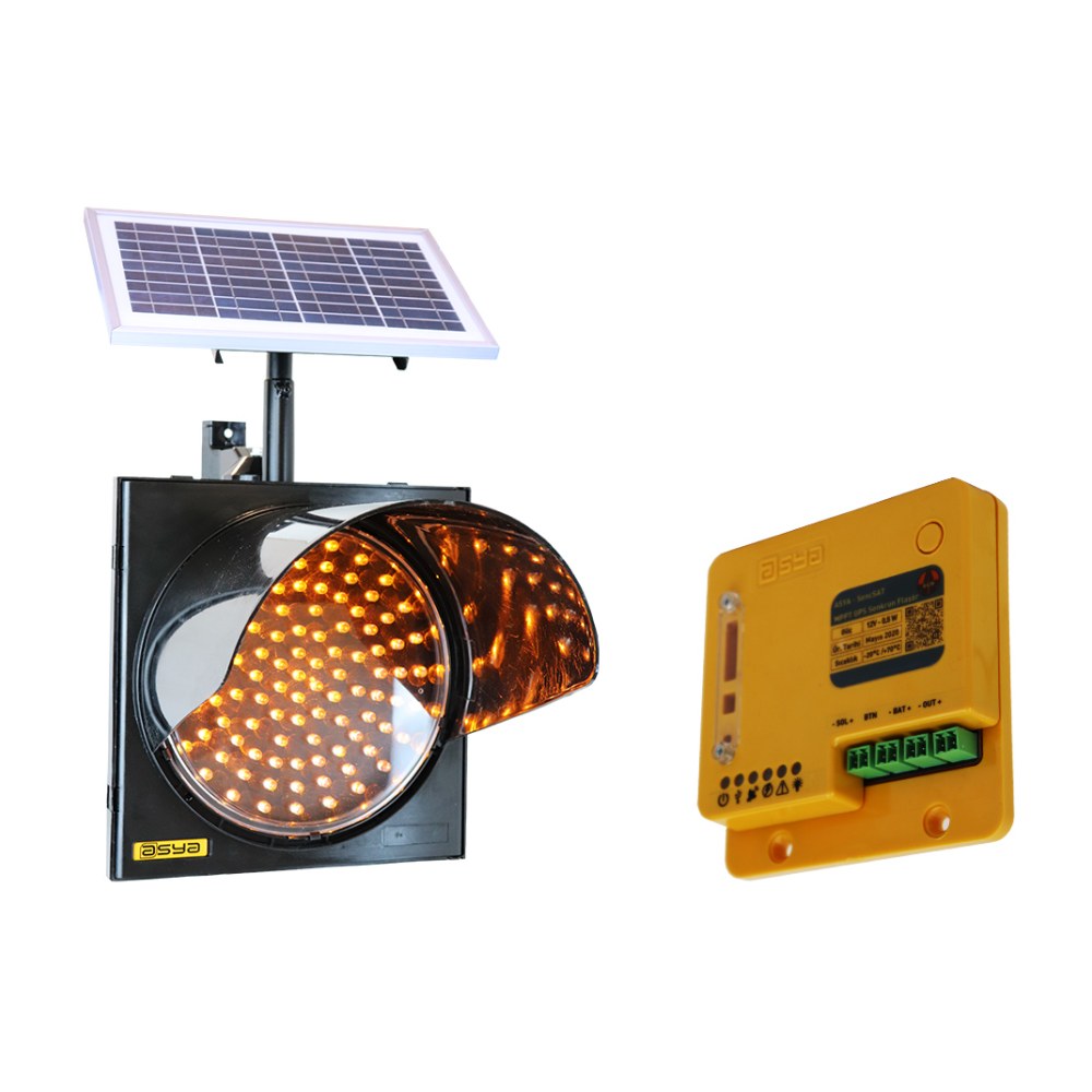 300 mm LED’li Güneş Enerjili GPS Senkron Flaşör