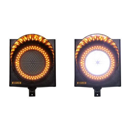 300 mm Ledli Gişe Yaklaşım Uyarı Flaşörü (Siyah / Standart Kasa)